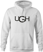 funny Ugh Oof Ugg Uggs Boots Mashup white hoodie