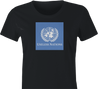 useless united nations women's black t-shirt 