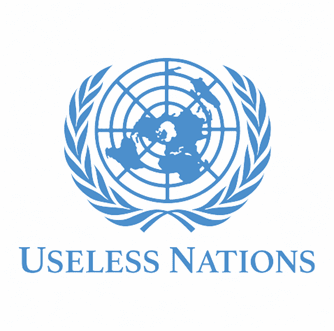 useless united nations white t-shirt