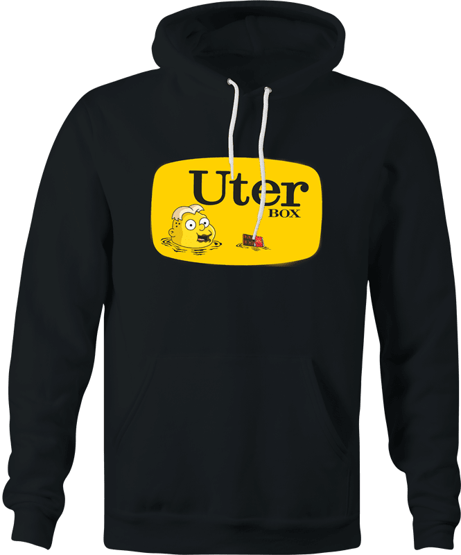 Funny The Simpsons Uter Zorker Parody Black Hoodie