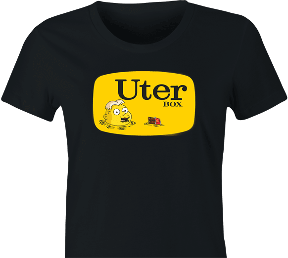 Funny The Simpsons Uter Zorker Parody Women's Black