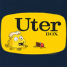 Funny The Simpsons Uter Zorker Parody Navy T-Shirt