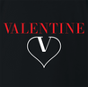 funny Valentine's Day Parody men's black t-shirt