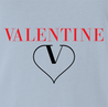 funny Valentine's Day Parody men's light blue t-shirt