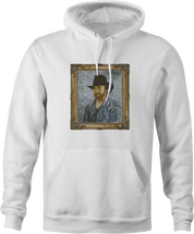 Funny van gogh martial arts painting parody men's hoodie