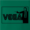 cool vincent vega pulp fiction parody t-shirt green