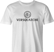 funny Bigfoot Fashion, Haute Couture Sasquatch Versace mashup t-shirt white men's 