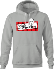 Funny Vladimir Putin Poutine Poutinerie - Russia Parody T-Shirt Ash Grey Hoodie