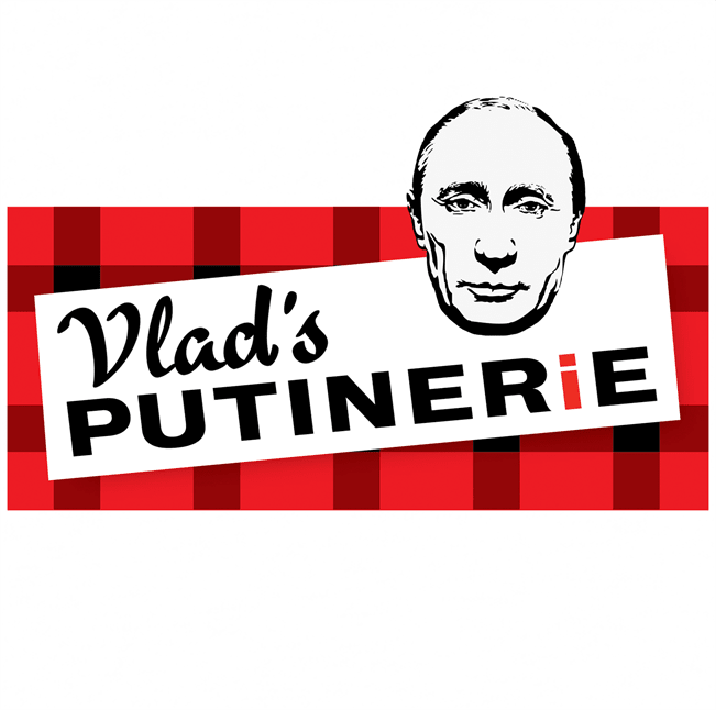 Funny Vladimir Putin Poutine Poutinerie - Russia Parody White Tee