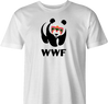 Funny Ultimate Warrior WWE WWF  parody t-shirt white men's