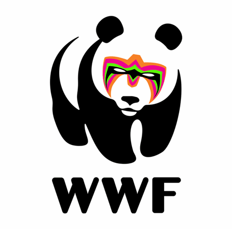 Funny Ultimate Warrior WWE WWF  parody t-shirt white