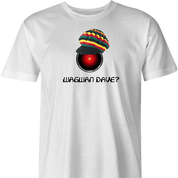 funny 2001 a space odyssey white men's t-shirt 