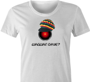 funny 2001 a space odyssey white women's t-shirt 