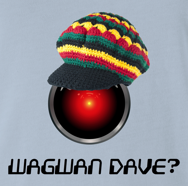 funny 2001 a space odyssey light blue tee