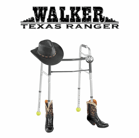 Walker texas Ranger is very old parody Chuck Norris t-shirt lime green