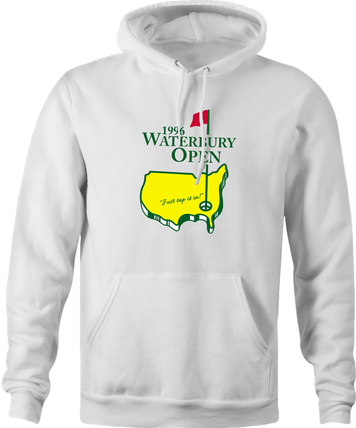 funny waterbury open happy gilmore golf white hoodie