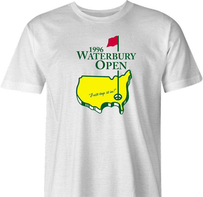 funny waterbury open happy gilmore golf white men's t-shirt  