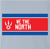 funny we the north toronto raptors north korea light blue t-shirt