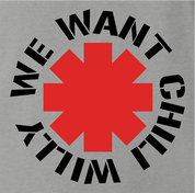 Funny we want chilly will the simpsons rhcp ash t-shirt