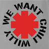 Funny we want chilly will the simpsons rhcp ash t-shirt