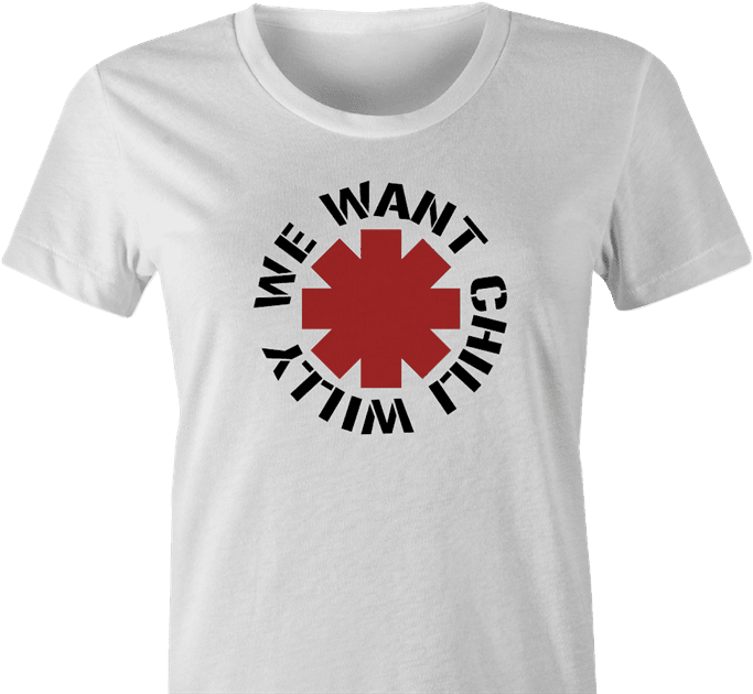 Funny we want chilly will the simpsons rhcp women's t-shirt