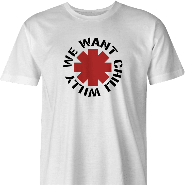 Funny we want chilly will the simpsons rhcp men's t-shirt