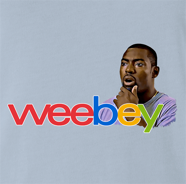 funny the wire wee bay mashup ebay Light Blue t-shirt