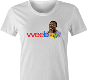 funny the wire wee bay mashup ebay white women's t-shirt