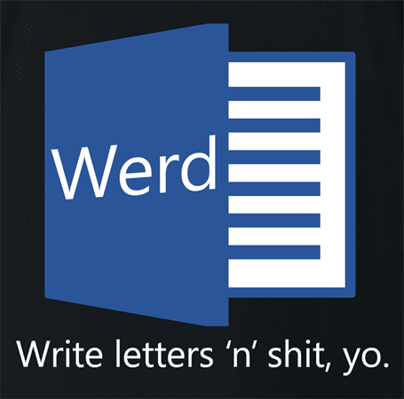 funny word street slang microsoft ebonics t-shirt white 