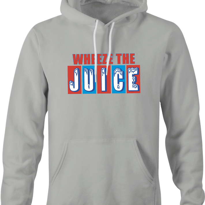 Funny Encino Man Pauly Shore Wheeze The Juice Ash Grey Hoodie