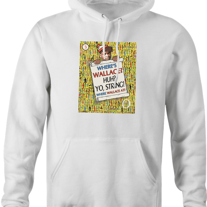Where's Wallace? The Wire meets Where's Waldo hoodie sweatshirt