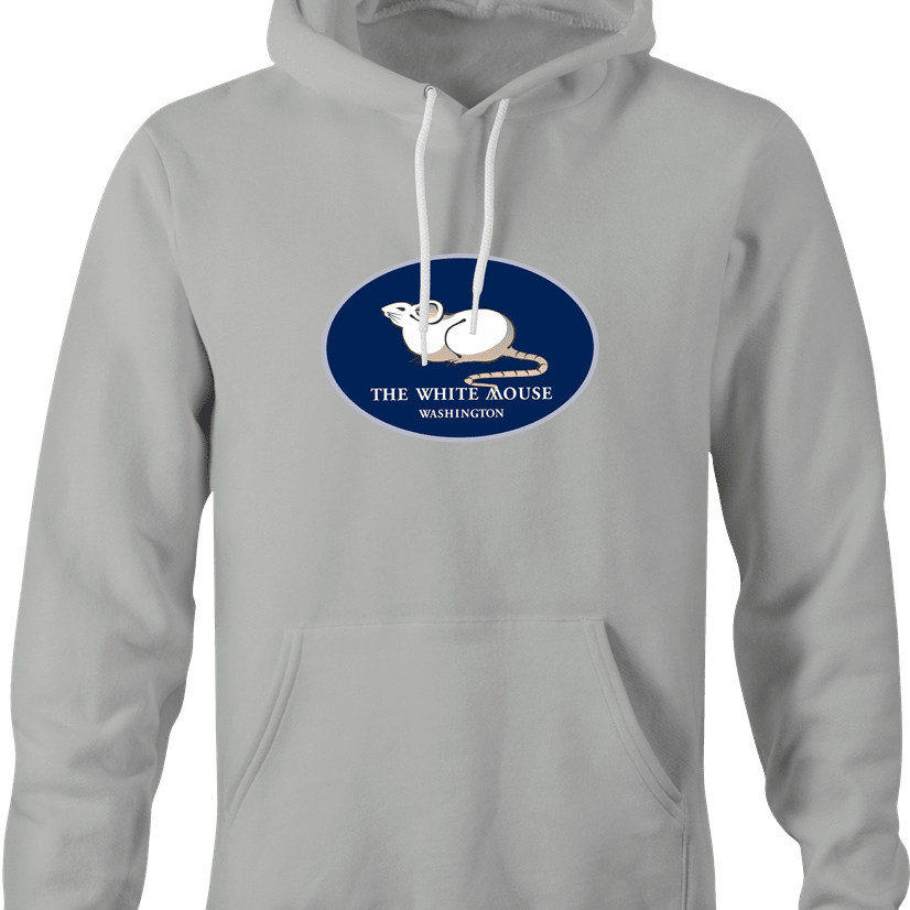 funny The White House Mouse t-shirt Ash Grey hoodie