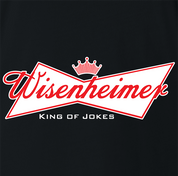 funny Budweiser and Budweiser Light Beer Parody - Jokers parody men's t-shirt black 