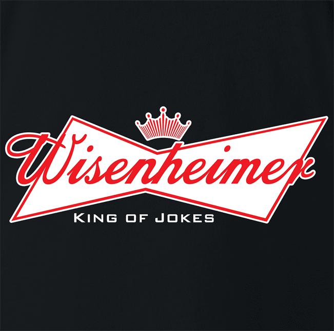 funny Budweiser and Budweiser Light Beer Parody - Jokers parody men's t-shirt black 