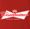 funny Budweiser and Budweiser Light Beer Parody - Jokers parody men's t-shirt red