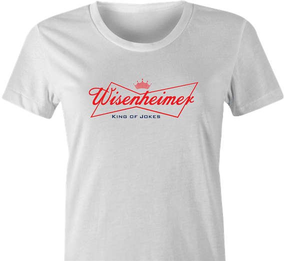 funny Budweiser and Budweiser Light Beer Parody - Jokers parody women's t-shirt white 