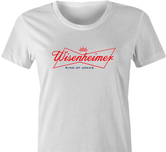 funny Budweiser and Budweiser Light Beer Parody - Jokers parody women's t-shirt white 
