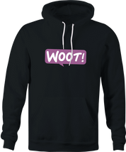 funny W00T W00T! Woot Commerce Parody black hoodie