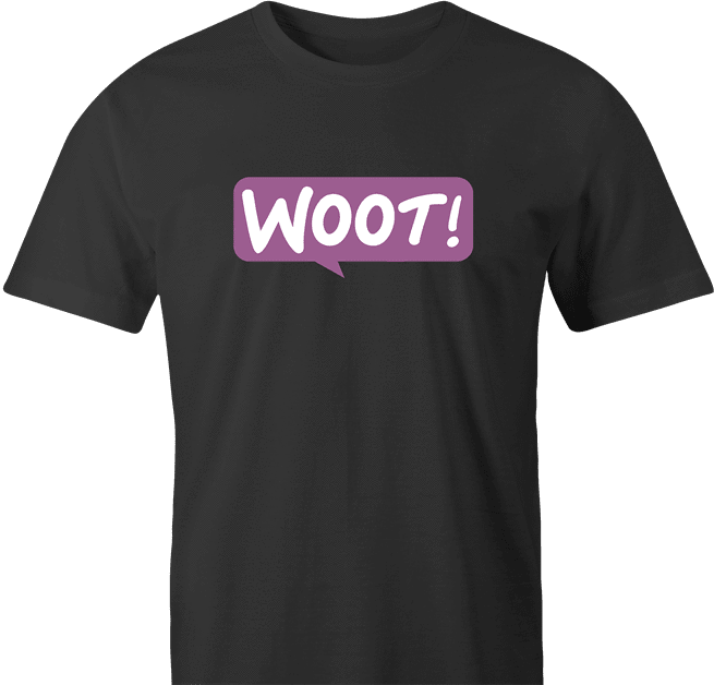 funny W00T W00T! Woot Commerce Parody men's t-shirt