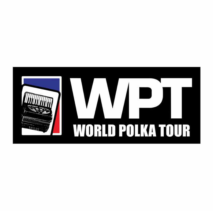 funny polka poker t-shirt - world polka tour white t-shirt