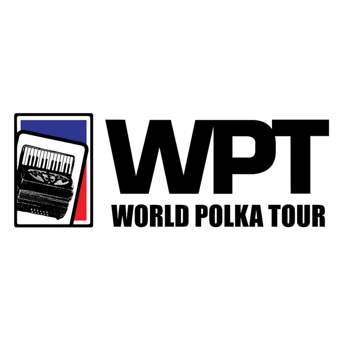 funny polka poker t-shirt - world polka tour white tee