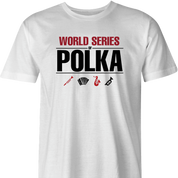funny polka poker t-shirt - worl series of polka men's t-shirt