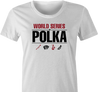 funny polka poker t-shirt - worl series of polka women's t-shirt