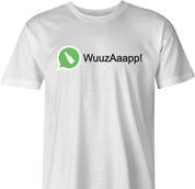 funny Wassup budweiser whatsapp parody men's t-shirt