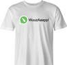 funny Wassup budweiser whatsapp parody men's t-shirt