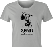 xena warrior princess xenu scientology women's t-shirt 