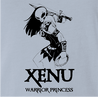 xena warrior princess xenu scientology light blue t-shirt