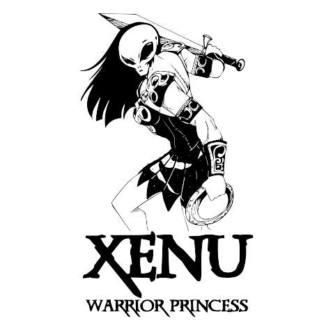 xena warrior princess xenu scientology white t-shirt