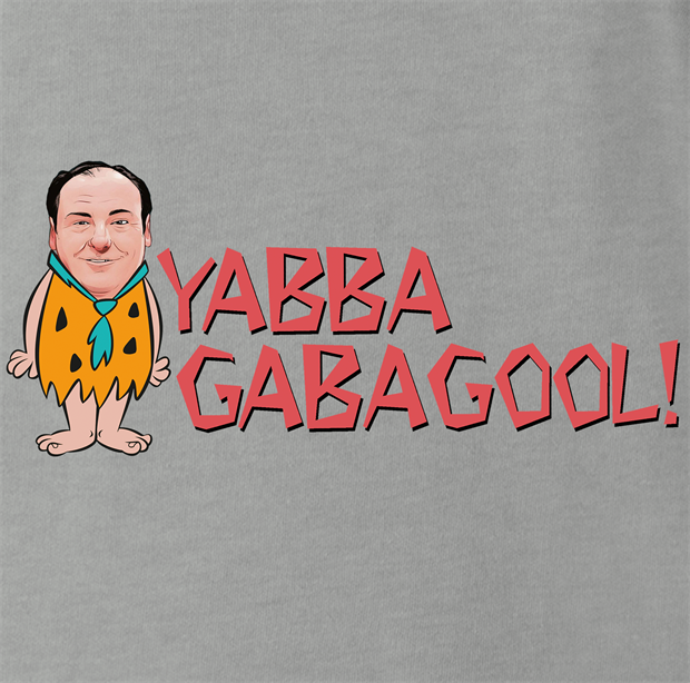 funny tony soprano gabagool t-shirt men's grey