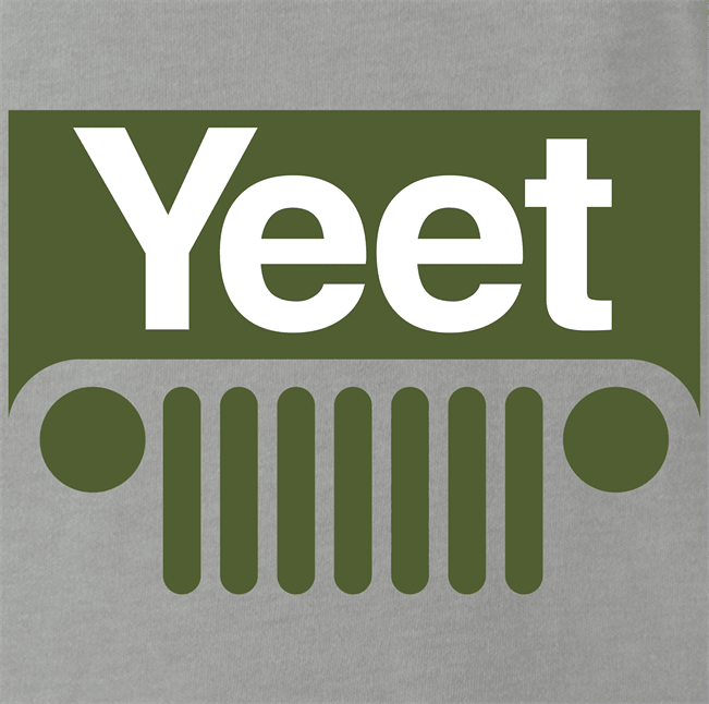 Funny Yeet Slang Parody Ash Grey T-Shirt